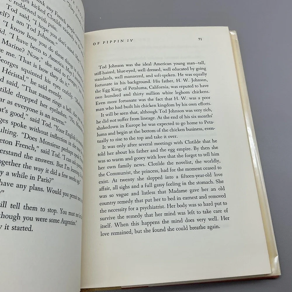 Vintage The Short Reign Of‎ Pippin IV John Steinbeck 1957 Viking HC DJ USA